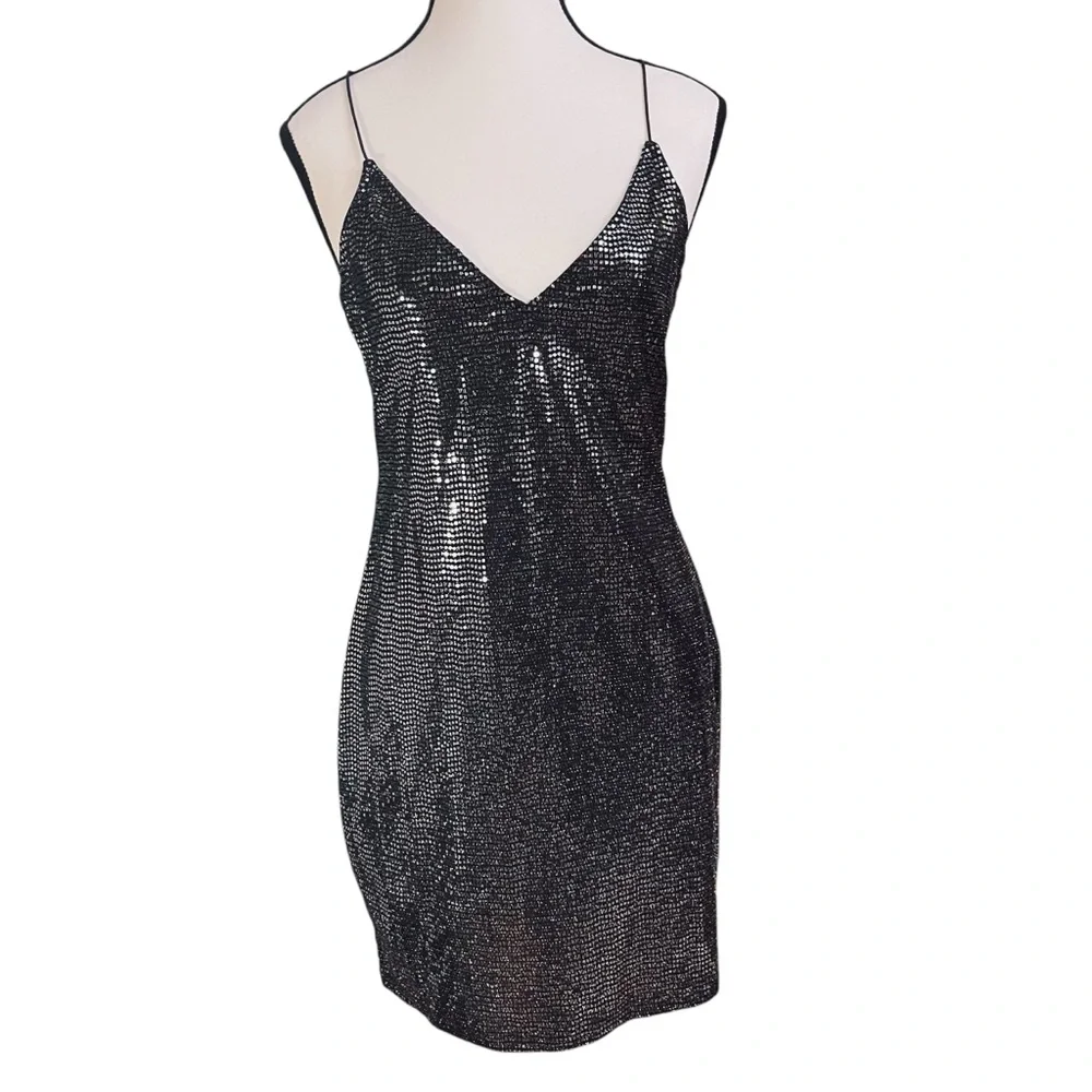 H&M‎ Divided Black Sparkle Top